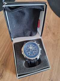 Zegarek Breitling, srebrny , duży.