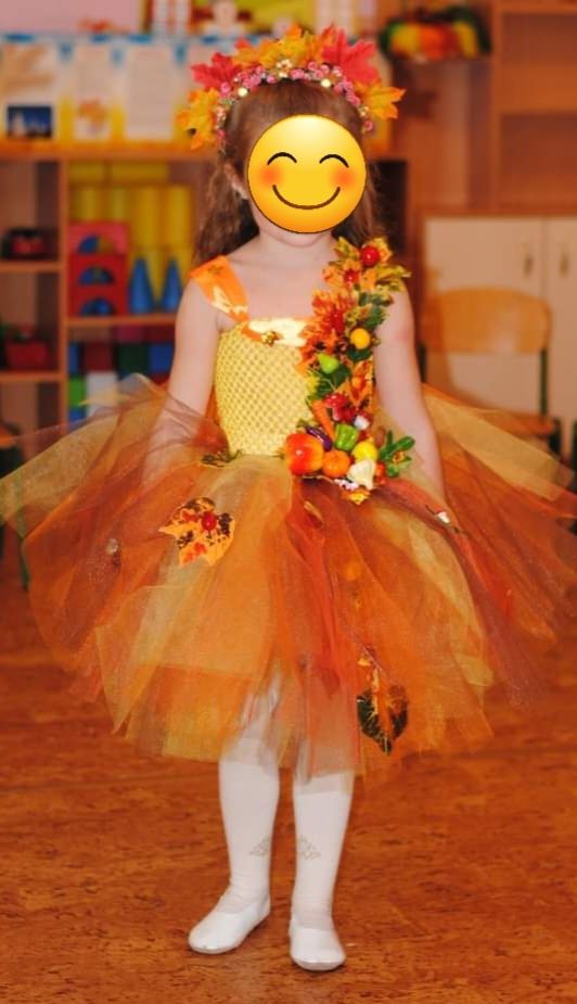 Дитяче нарядне плаття "Осінь".