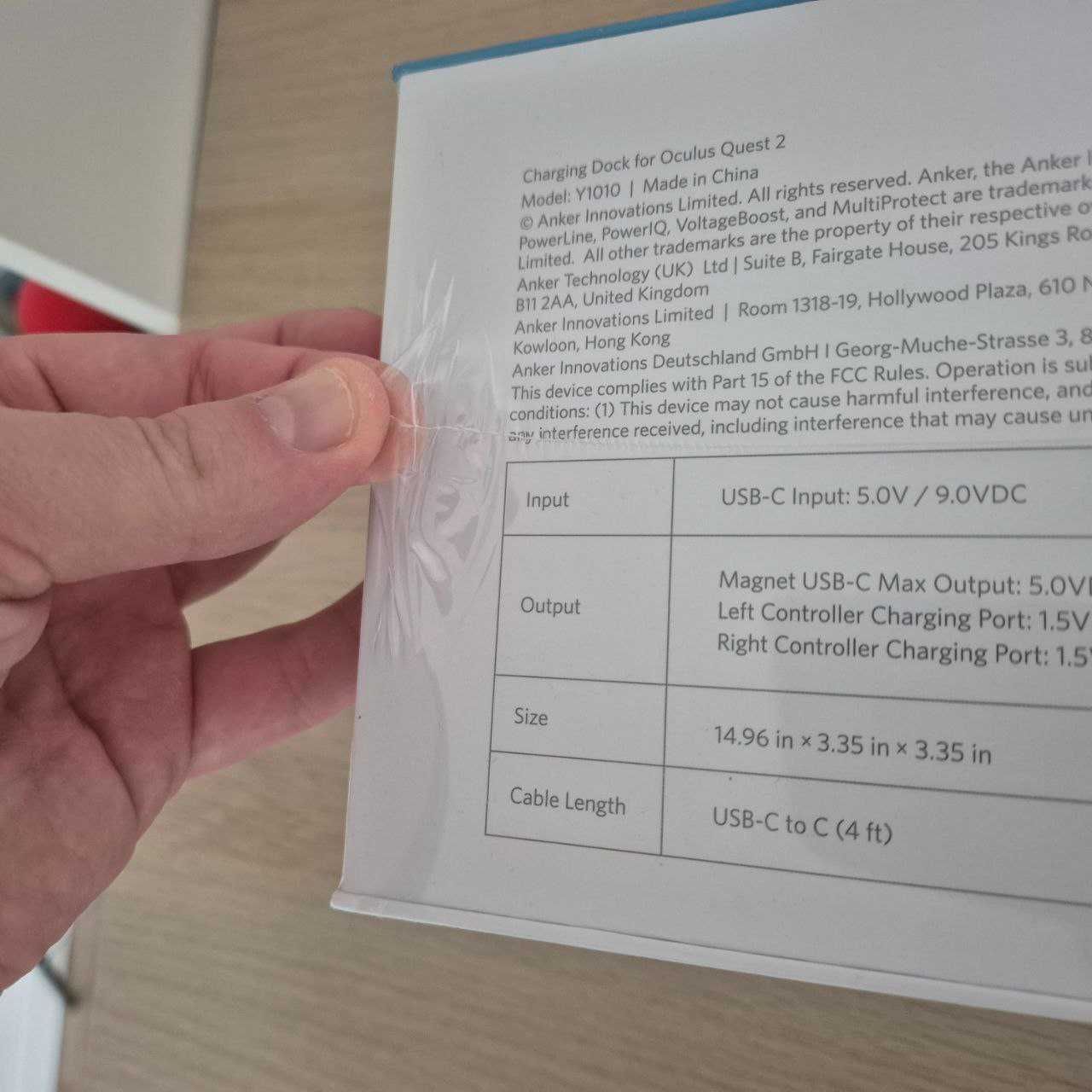 Nowa! Anker Stacja Dokująca do Oculus Quest 2 – fabrycznie zapakowana