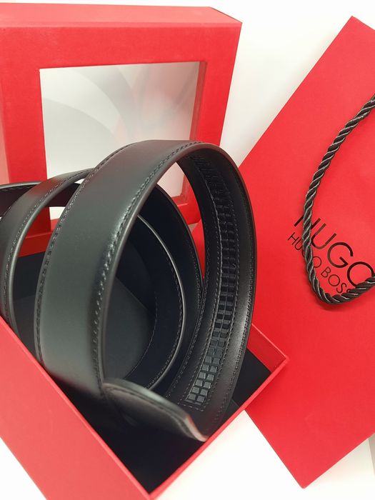 Чоловічий ремінь хьюго босс пасок | Мужской ремень пояс пряжка автомат