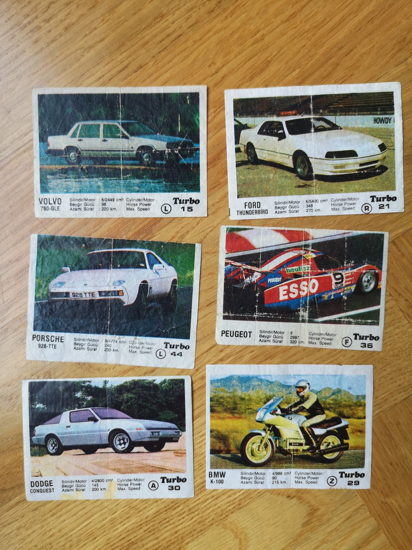 Obrazki Turbo - pierwsza seria 1-50 (rok 1986-88) oryginał