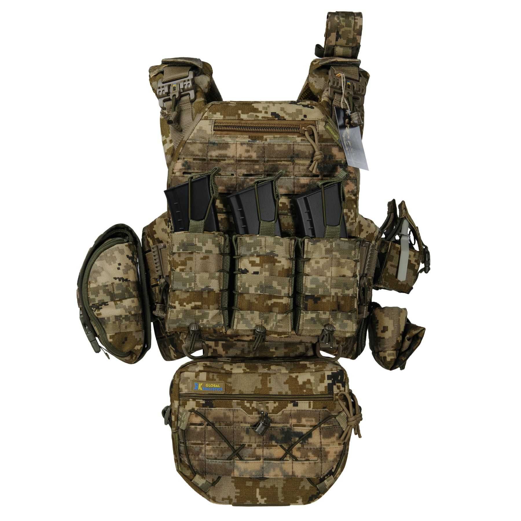 Плитоноска BOGUNKA (Warmor Gen.5 PRO MAX), Піксель ММ14. Україна.