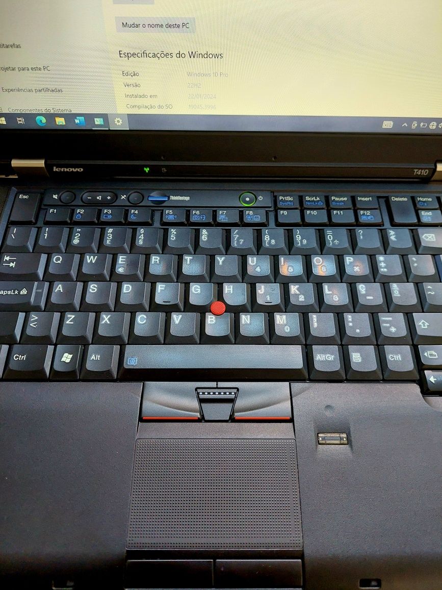 PC Portátil Lenovo Thinkpad T410 - barato pronto a trabalhar