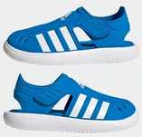 Adidas sandały dziecięce piankowe na rzepy wkładka 21cm niebieskie r33