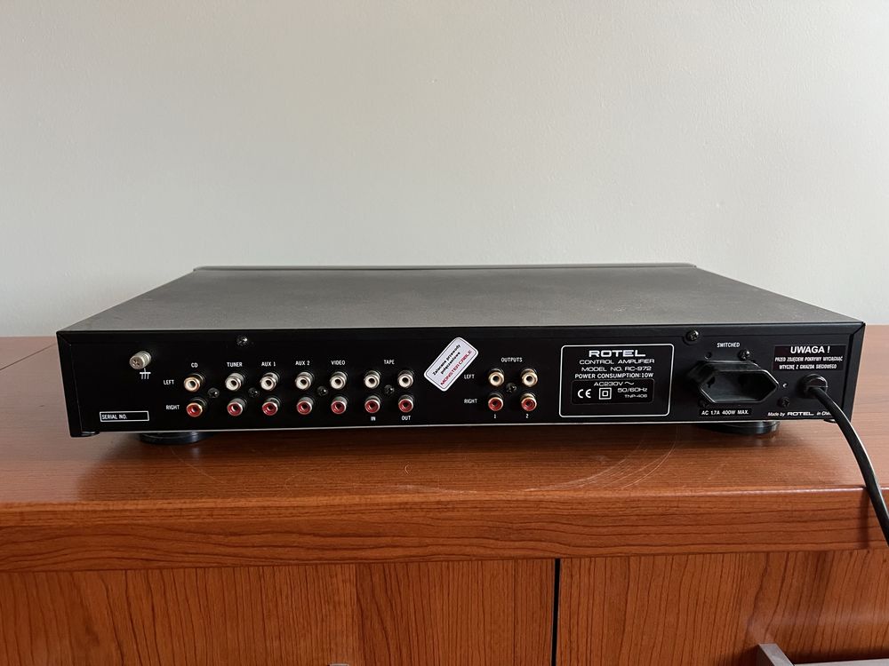 Zestaw stereo Rotel z głośnikami B&W DM 602 S2