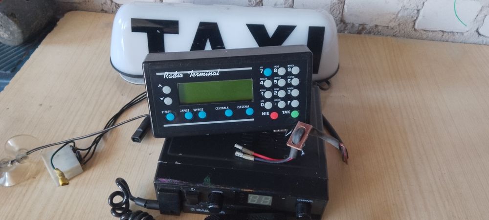 Zestaw Taxi terminal radio,kogut.