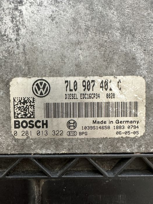 Блок управління двигуном Volkswagen Touareg 3.0 TDI 7L0907401C