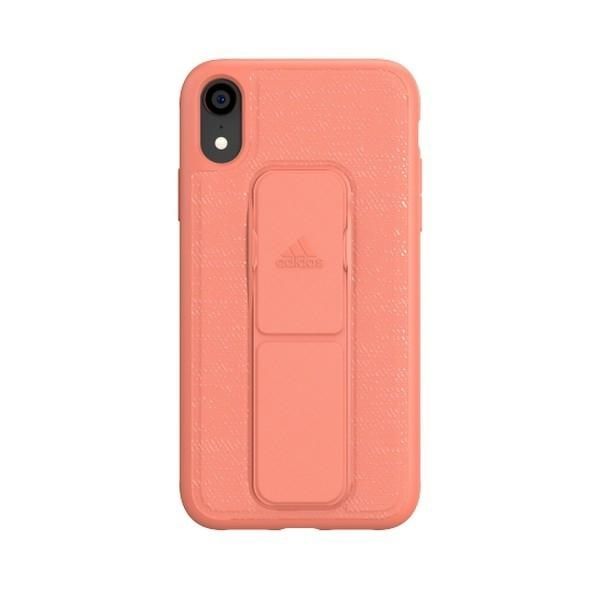 Etui Adidas Grip Case iPhone Xr Koralowy - Idealne na Bieganie