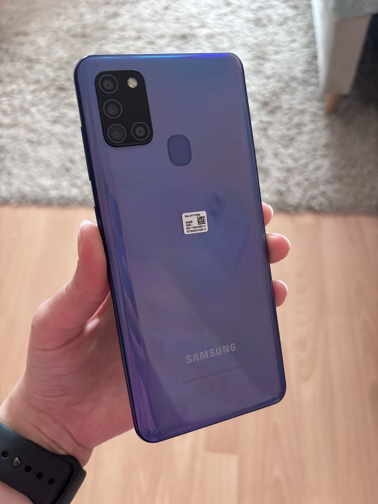 Smartfon Samsung Galaxy A21s 3 GB / 32 GB 4G kolor fioletowy.
