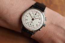 STAR chronograph super stan stalowa koperta - po serwisie - lata 50-te