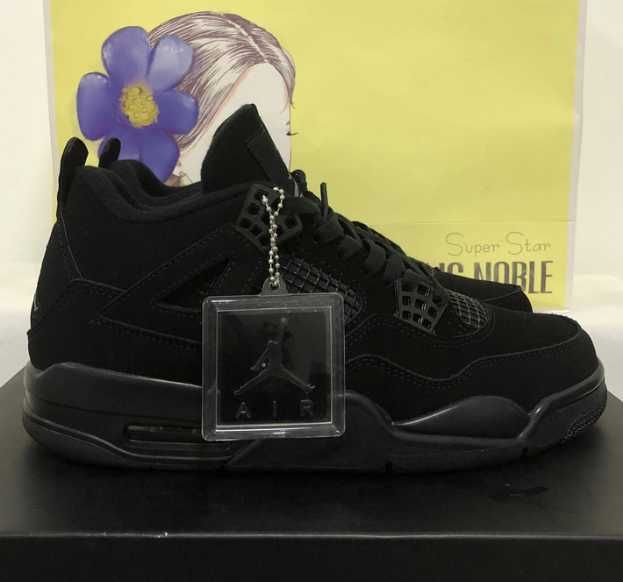 Nike air Jordan 4 Retro Black Eu 39