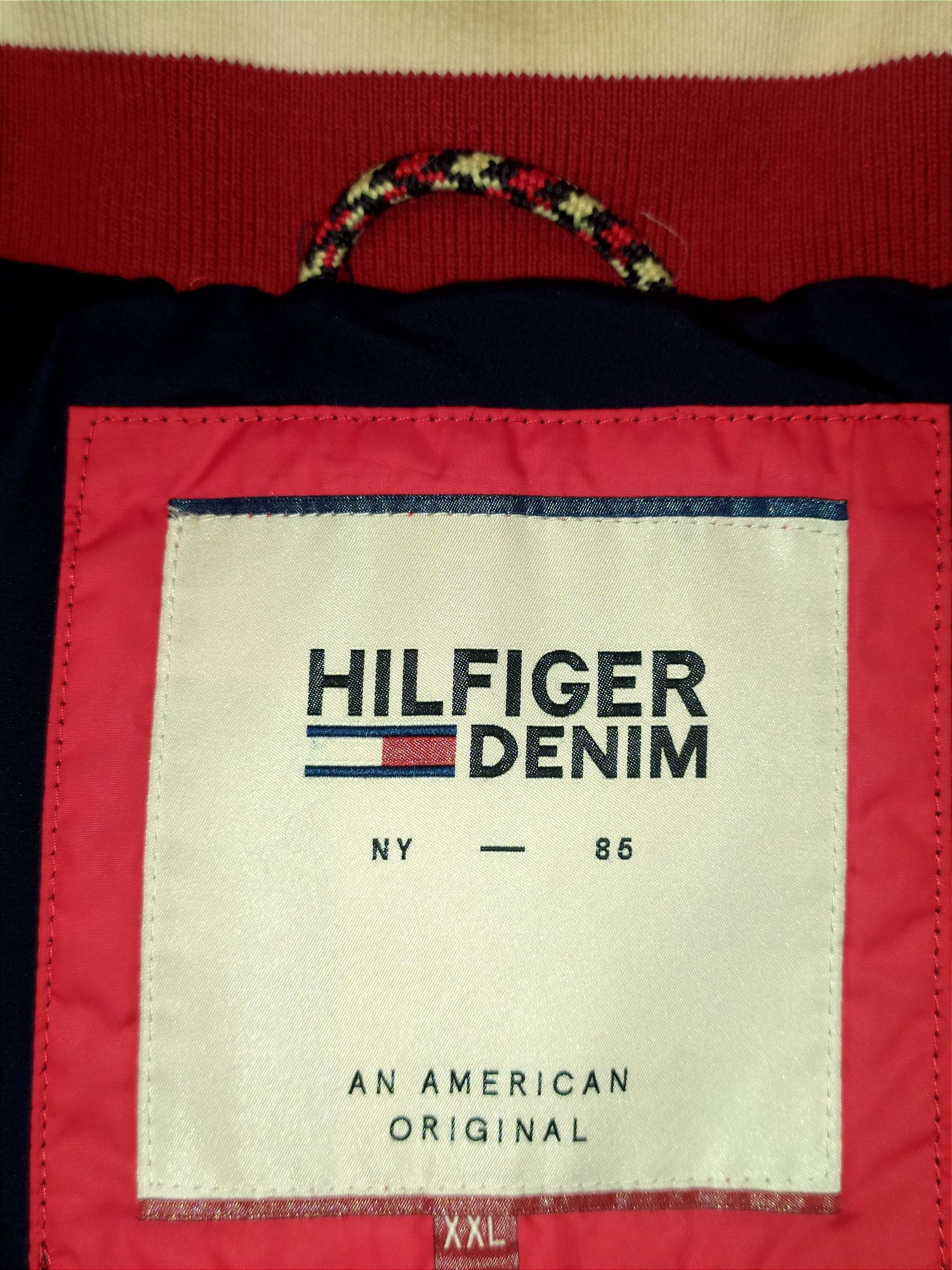 Пуховик Tommy Hilfiger, натур-ный пух, куртка евро зима, р.2XL, 54-56