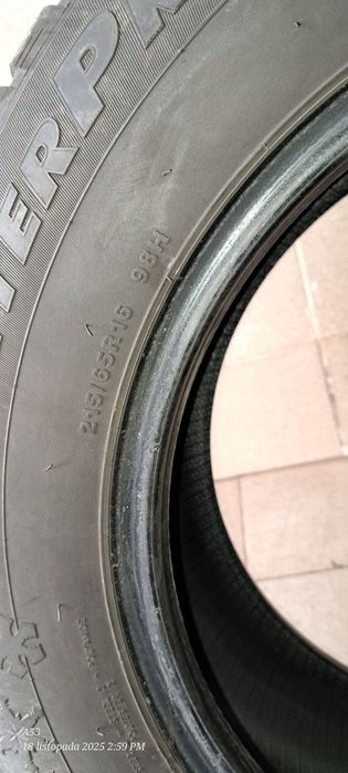 Opony zimowe 215/65R16