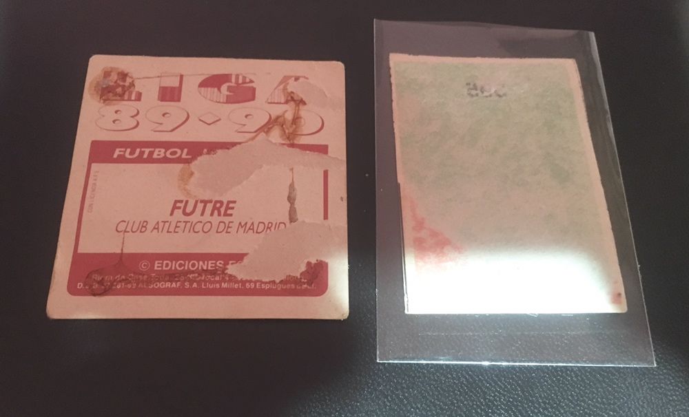 Cartas/cromos Maradona,Futre,M.van Basten,Bakero,raros