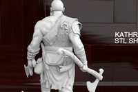 Kratos God Of War Figurka 3D