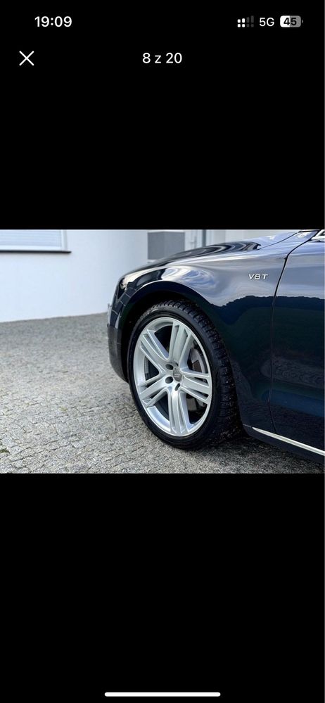 Koła 5x112 Audi S8 A8 21' odswieżone, stan bdb
