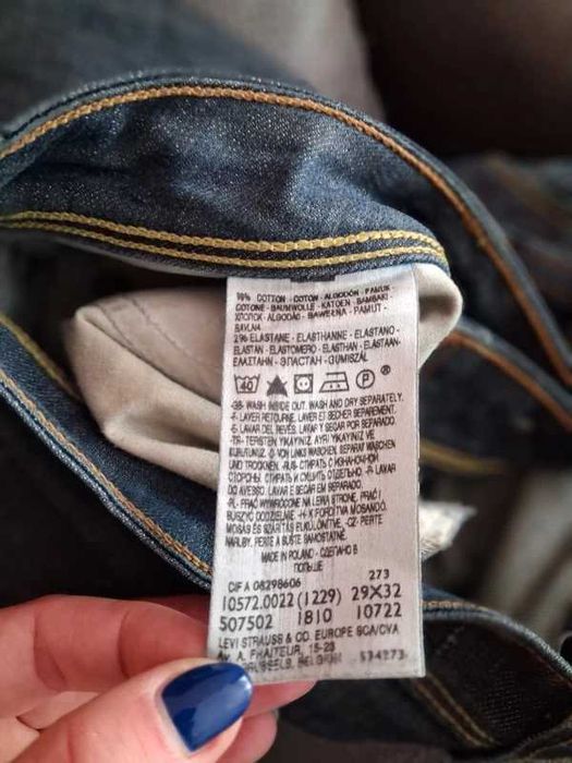 Spodnie jeansowe Levi's 572 Boot Cut / Rozmiar W29 L32