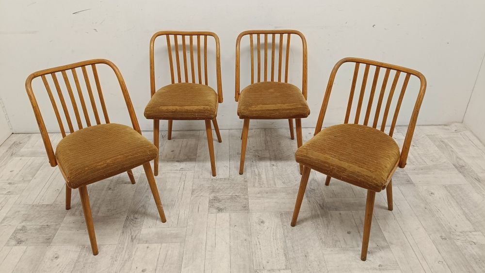 krzesło krzesła model Suman do stołu salonu lata 60-te vintage design