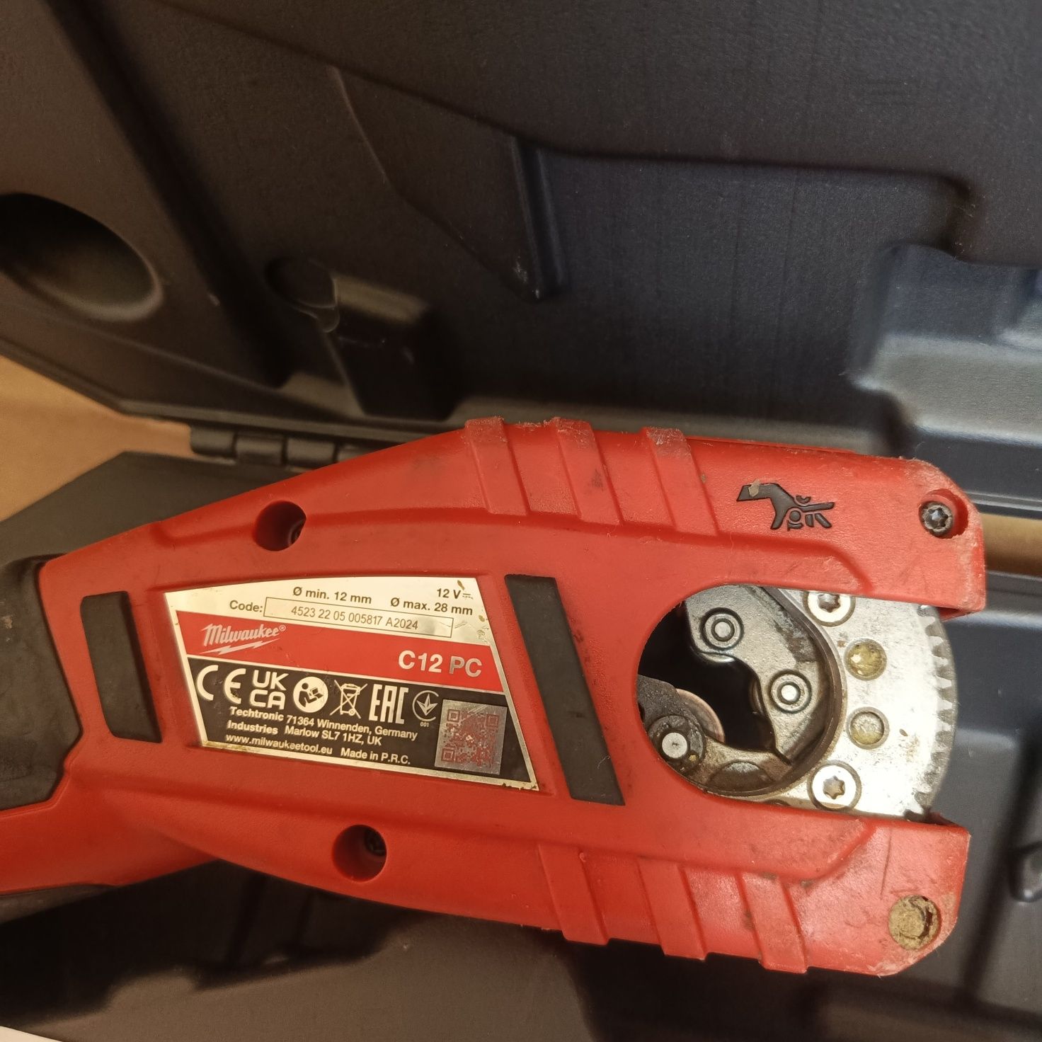 Milwaukee c12pc obcinak do rur