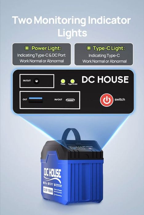 Акумулятор DC House 100 A 12.8V