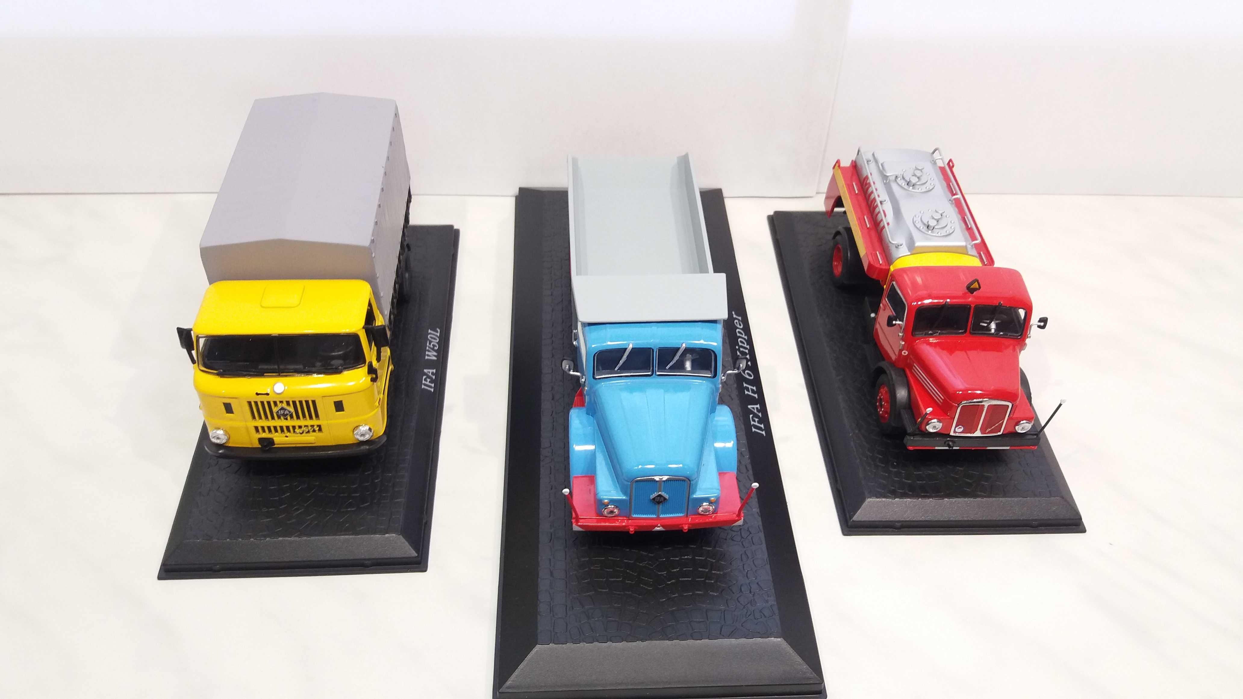 IFA W50L /H 6 Kipper /S 4000-1 SW Minol Kultowe Ciężarówki Skala 1/43