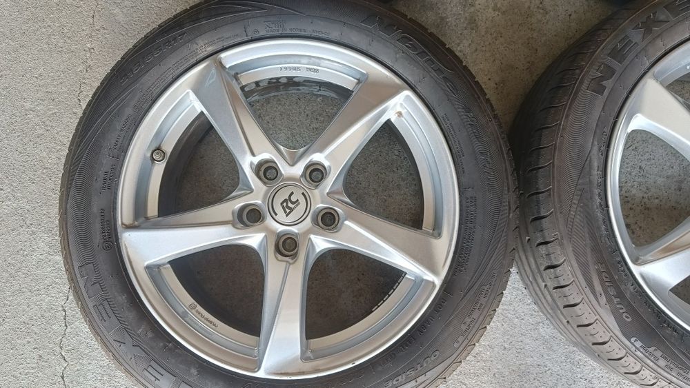 Felgi17 Brock 5x114,3 Nissan Juke Qashqai czujniki opona lato 7mm kpl