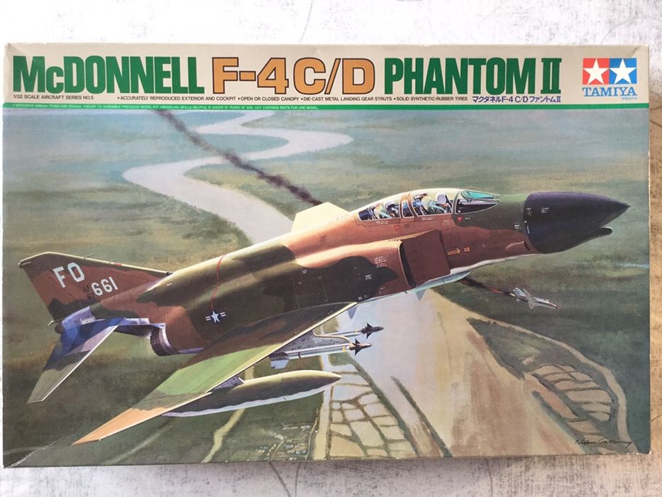 Kit Tamiya 1/32 Phantom II F-4C/D Vietnam Mig Killer (edição 1995)