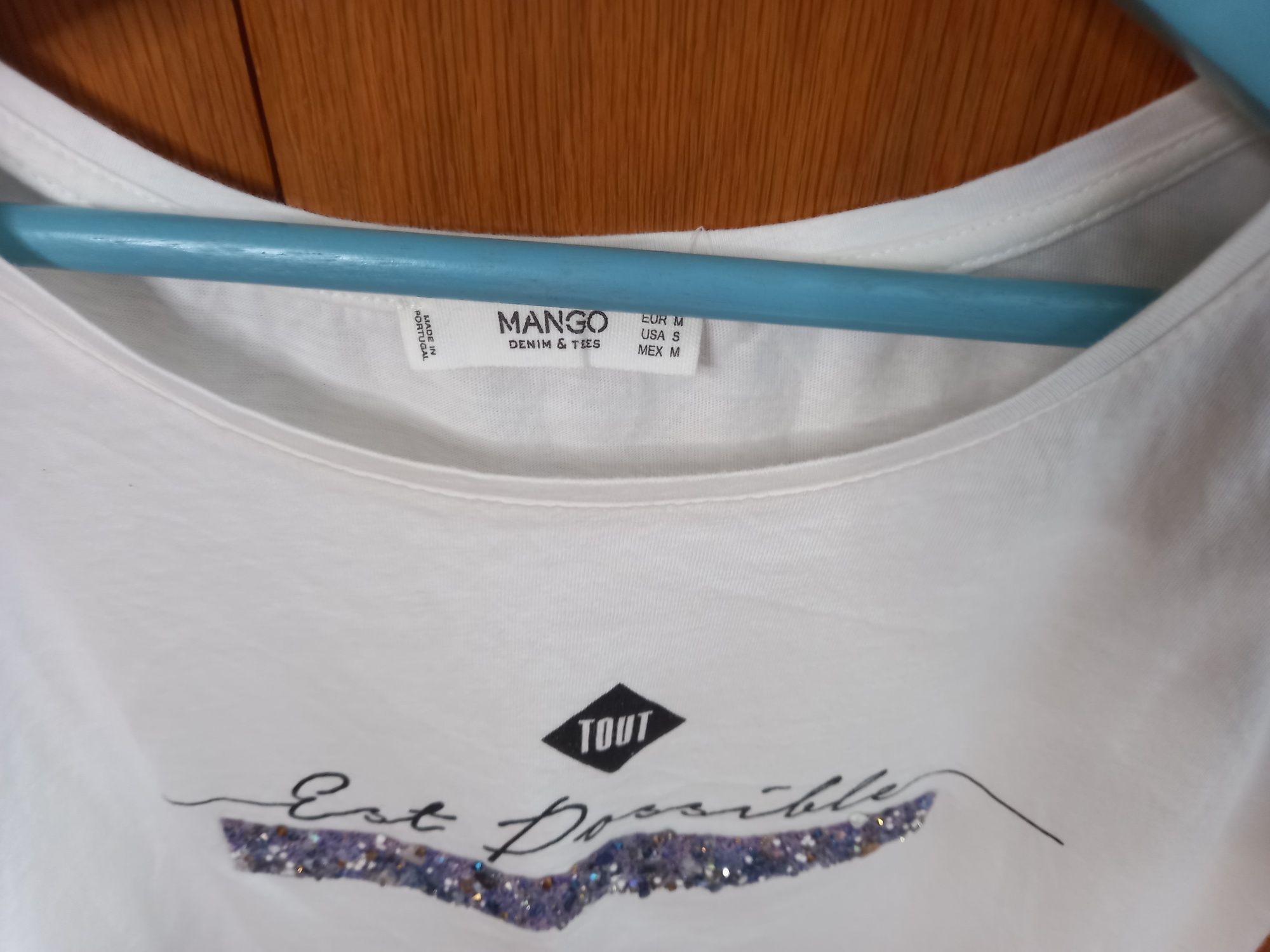 T-shirt Mango com Apontamento