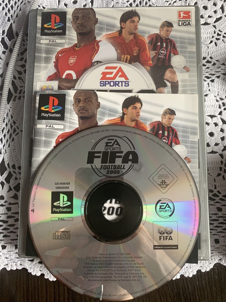 Gra FIFA Football 2005 na PlayStation One PSX