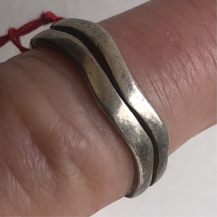 Обручка срібна вінтаж