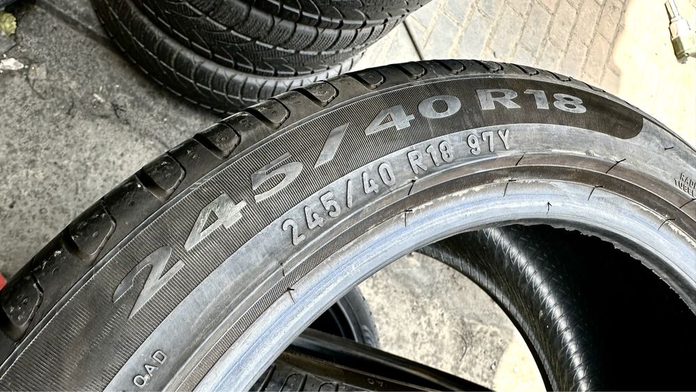 245/40/18 Pirelli Cinturato P7 | 90%остаток | летние шины | 2020г