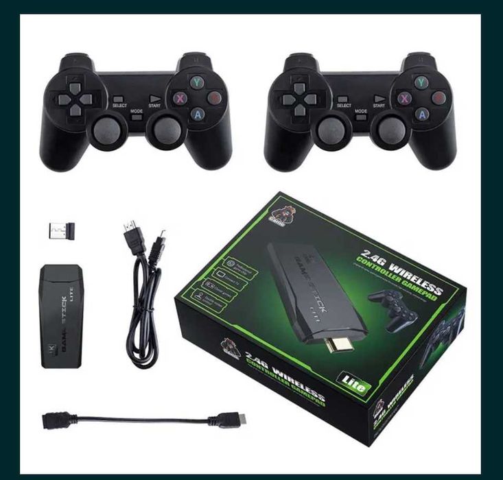 Consola retro jogos Game Stick 4K Lite M8 64GB +10000 jogos