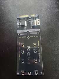 Adapter SATA NVMe M.2 NGFF SSD SFF-8654 Adapter przejsciowka
