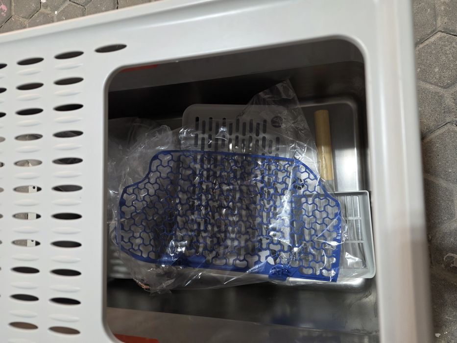 Caixa areia gatos aço inox xxl