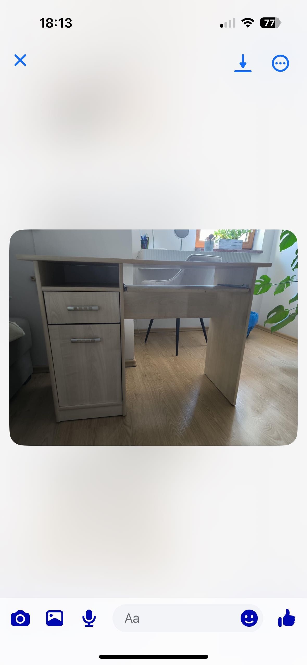 Sprzedam biuro z krzesłem