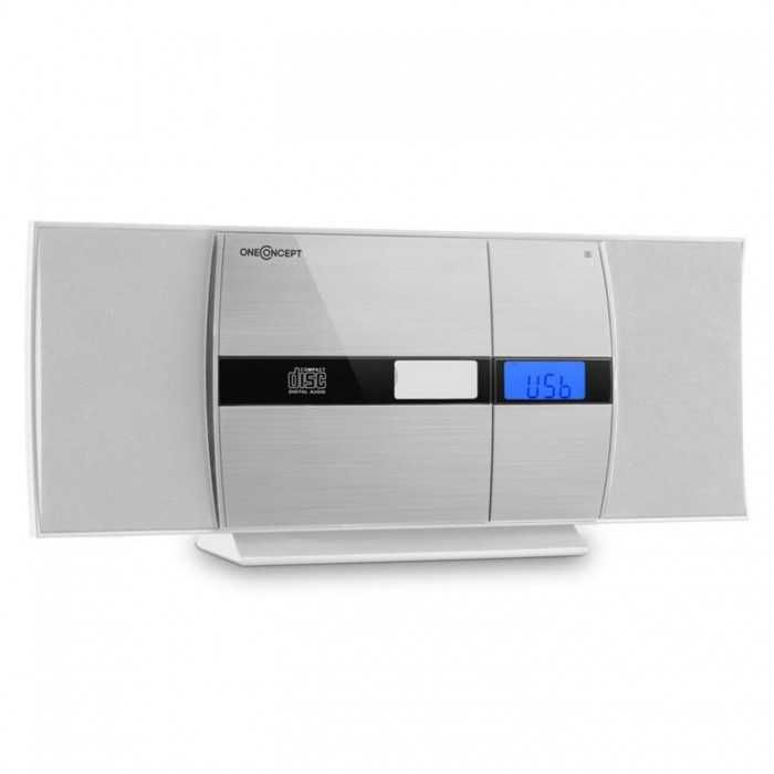 Стереосистема OneConcept V-15 BT CD USB MP3 FM Німеччина (10029362)