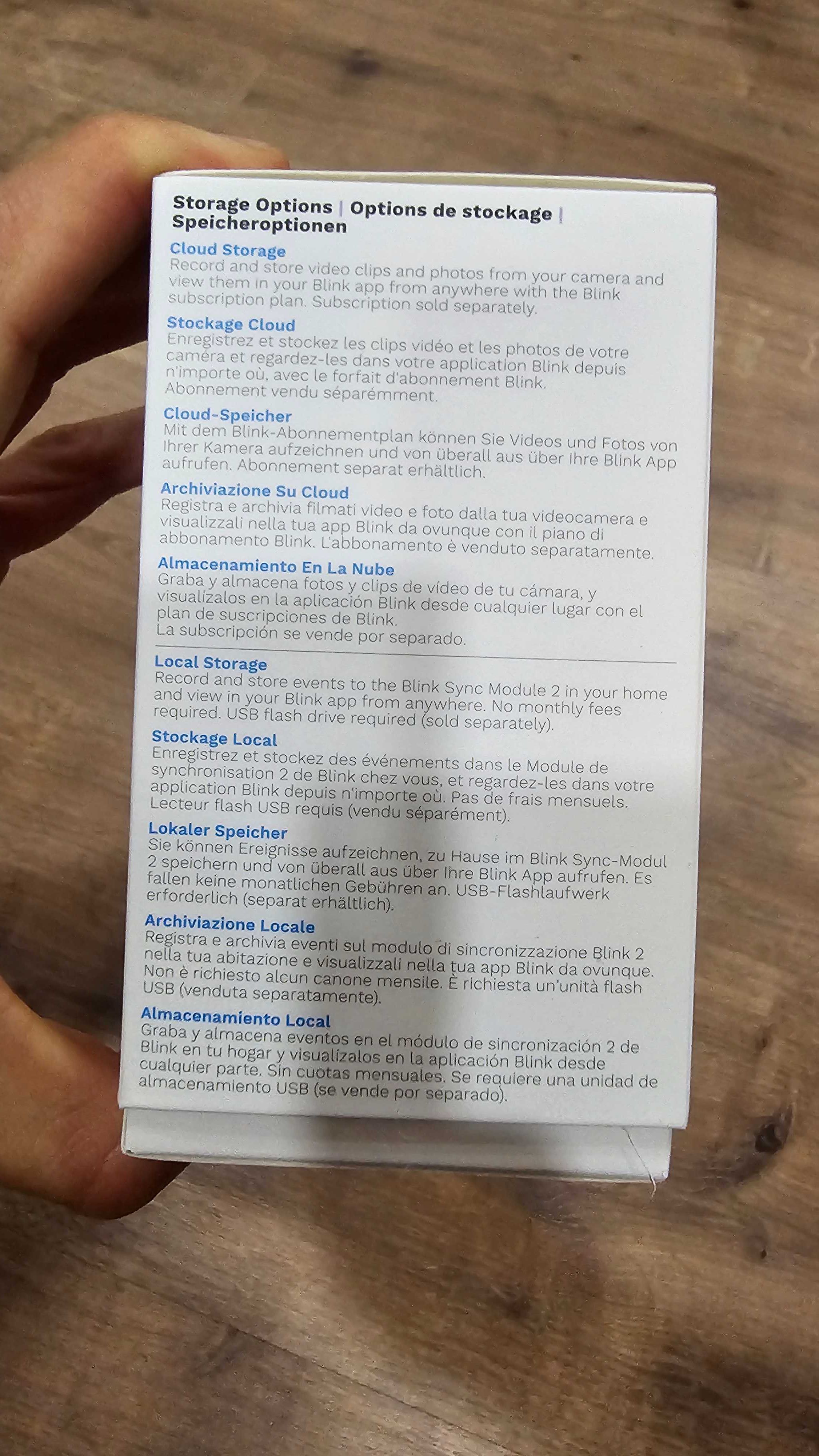 Camera de Vigilância Blink Outdoor (NOVO, Caixa Selada)