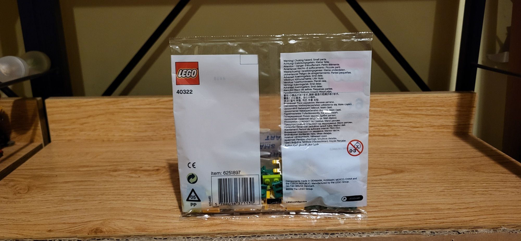 Lego 40322 Minibudowa gąsienica saszetka z klockami
