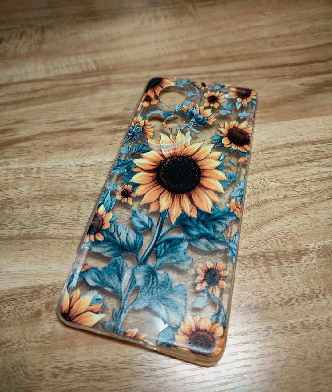 Etui w słoneczniki na Oppo Reno 10 pro 5g