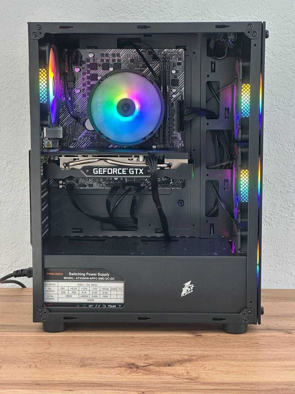 Ігровий комп'ютер /ryzen 5 5500/b450/m2 512gb/16 gb ram/1660 super 6gb
