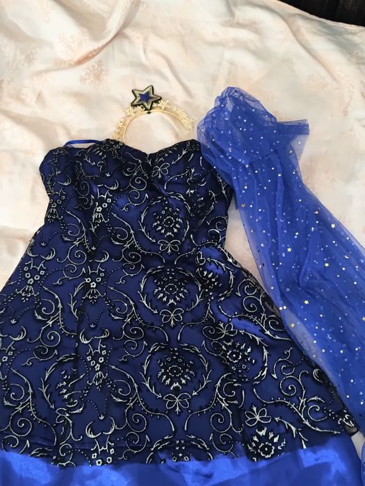 Śliczny strój przebranie pani noc nocka gwiazdeczka gwiazda rozmiar M