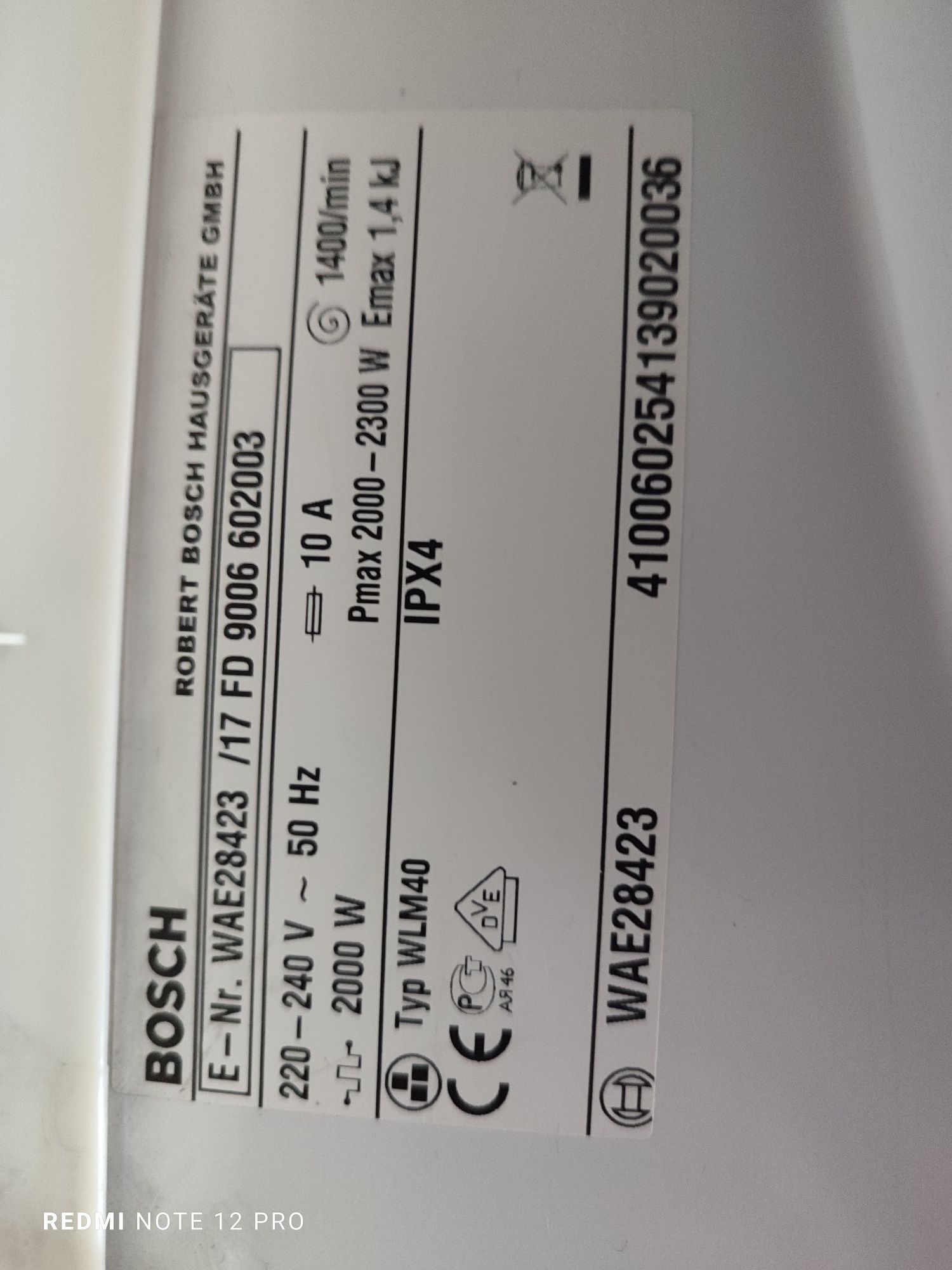 Пральна машина Bosch Maxx 7