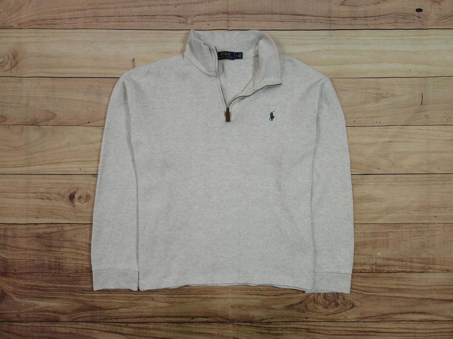POLO RALPH LAUREN Sweter Męski Zip Neck Logo r. XL