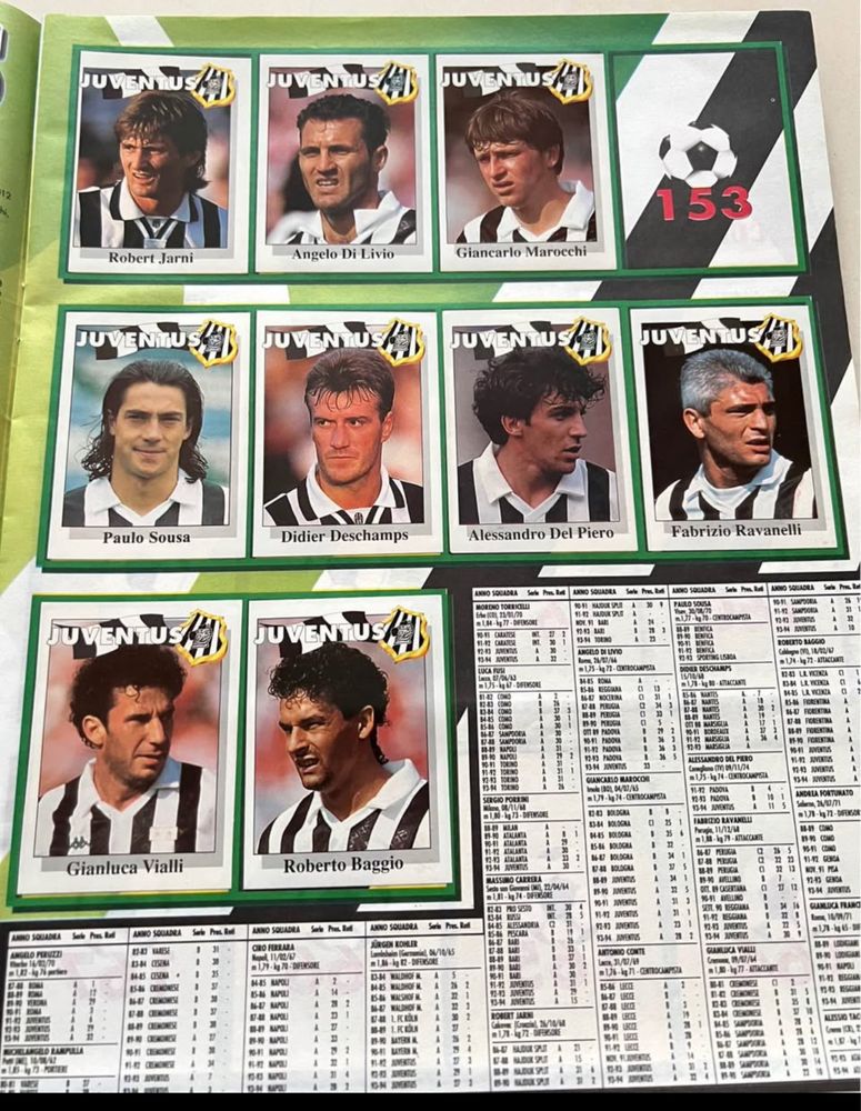 Caderneta cromos futebol