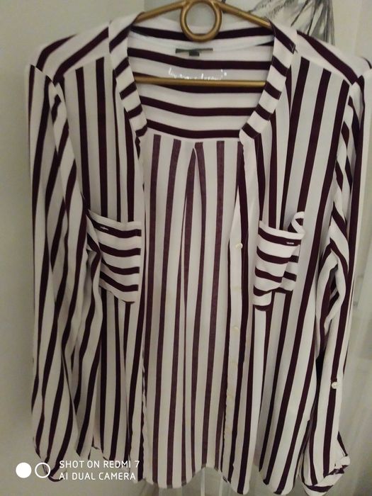 Bluzka koszulowa w paski
