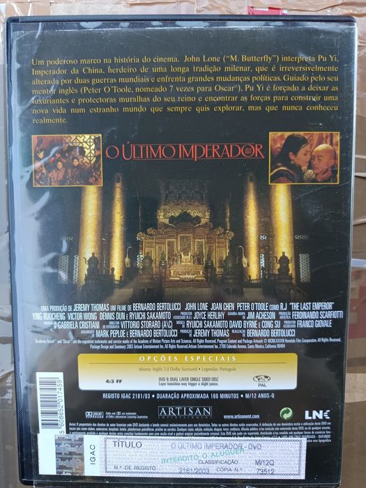 DVD o último imperador