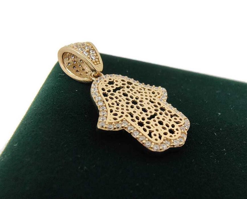 Złota zawieszka Dłoń Fatimy P.585, 2,29g