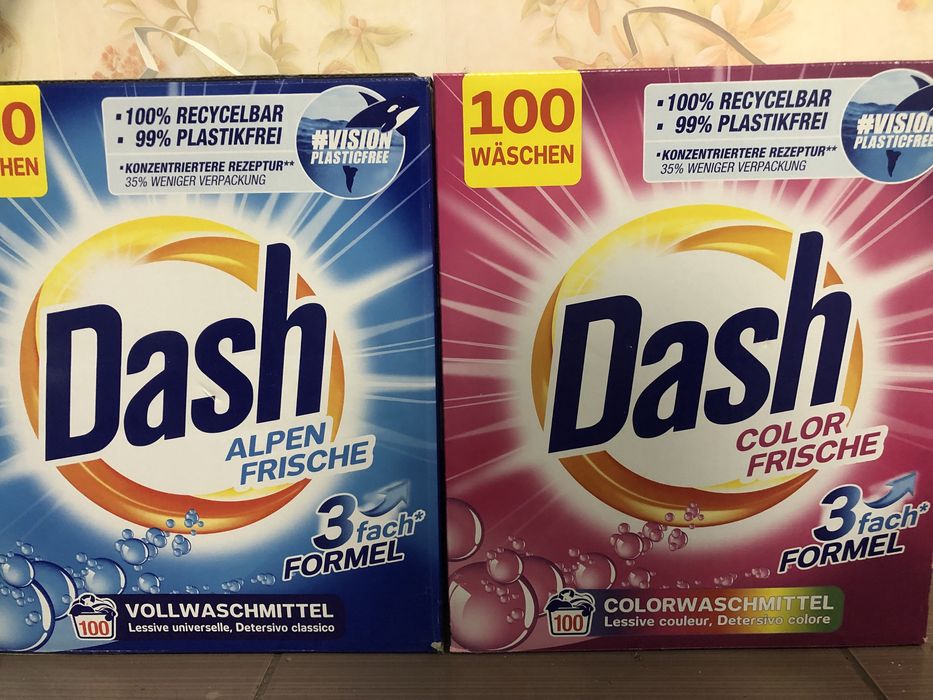 Пральні порошкі та гелі