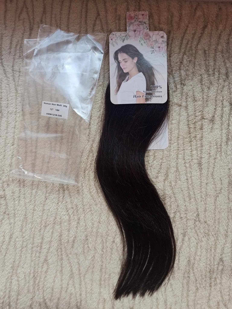 Włosy do przedłużania 30g 30 cm ciemny brąz przedłużanie włosów hair