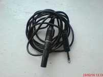 Kabel połączeniowy duży JACK - przedłużacz 2,5 m